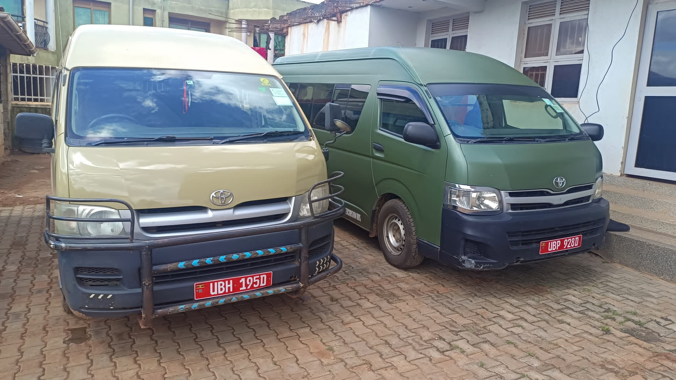 9 seater Hiace Van budget Car rental in Uganda