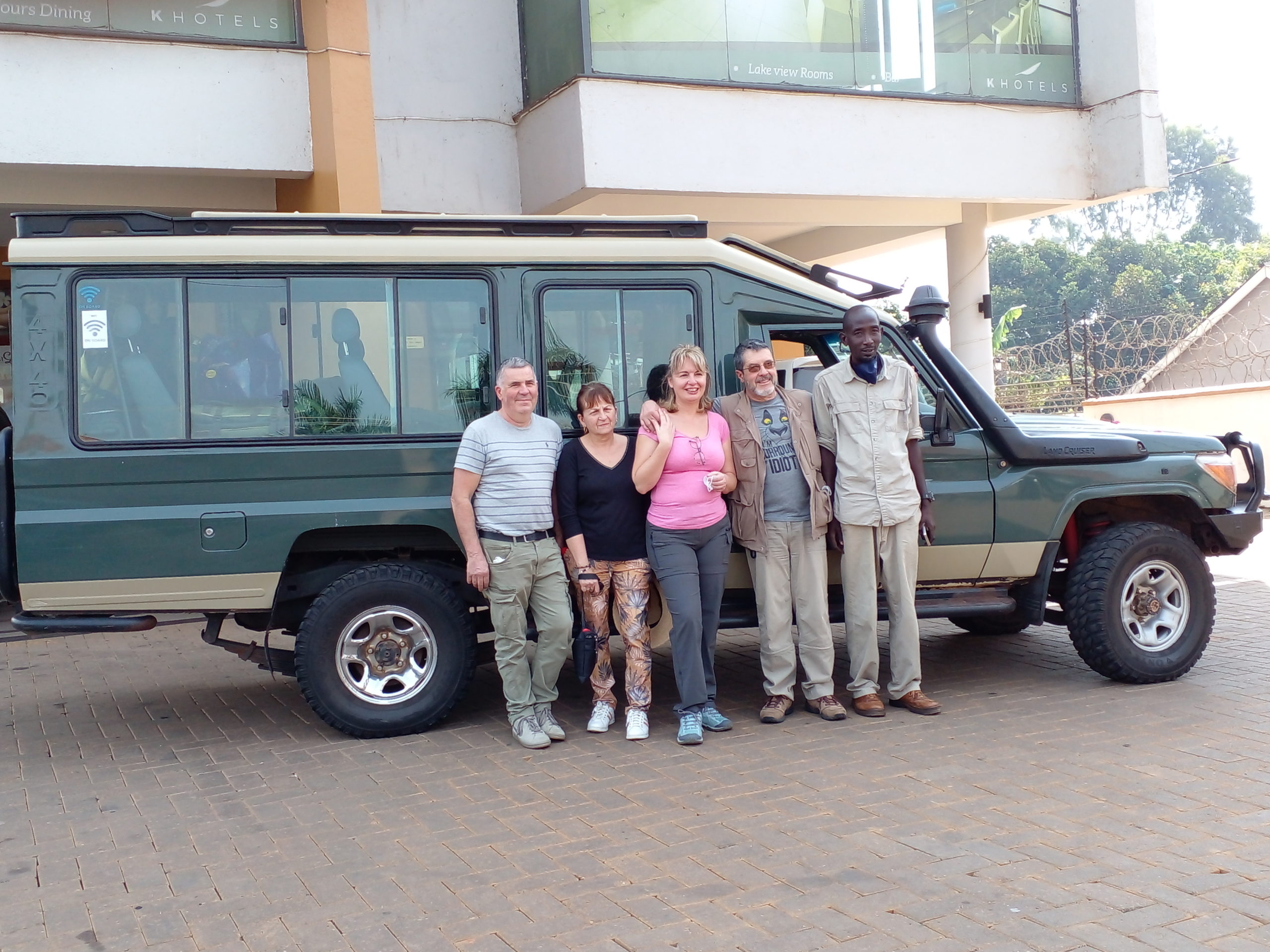 car rental with a driver in East Africa