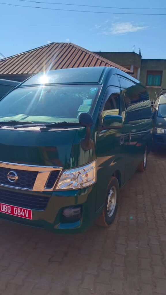 9 seater Nissan Caravan Rental Uganda